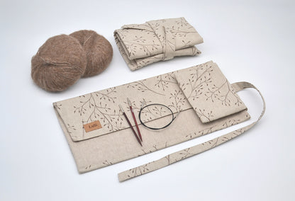 Etui na druty Delikatne gałązki