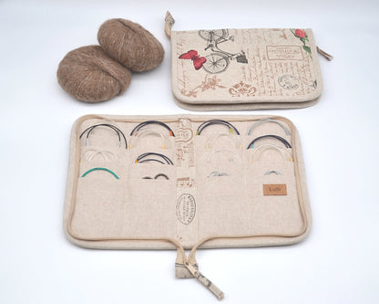 Organizer / Etui na druty z żyłką Retro style