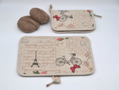 Organizer / Etui na druty z żyłką Retro style