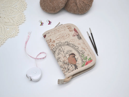 Etui zapinane na zamek Retro style