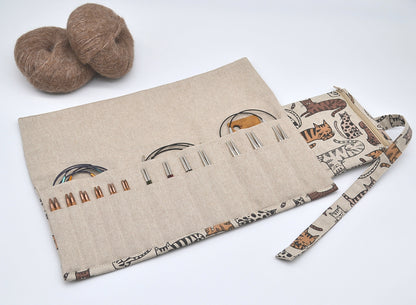 Etui na druty wymienne i na żyłce Koty