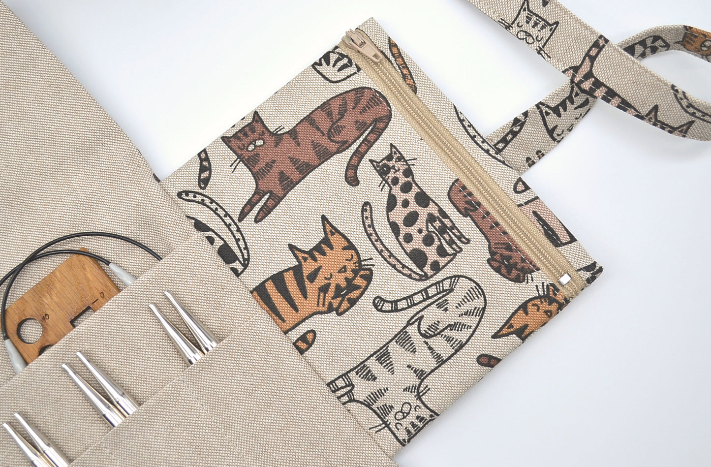 Etui na druty wymienne i na żyłce Koty