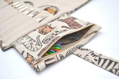 Etui na druty wymienne i na żyłce Koty