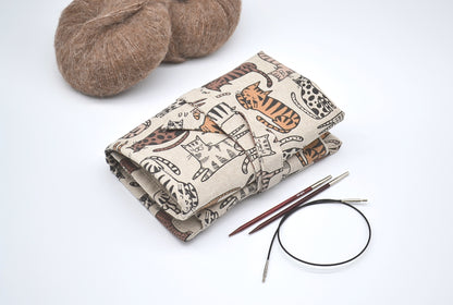 Etui na druty wymienne i na żyłce Koty