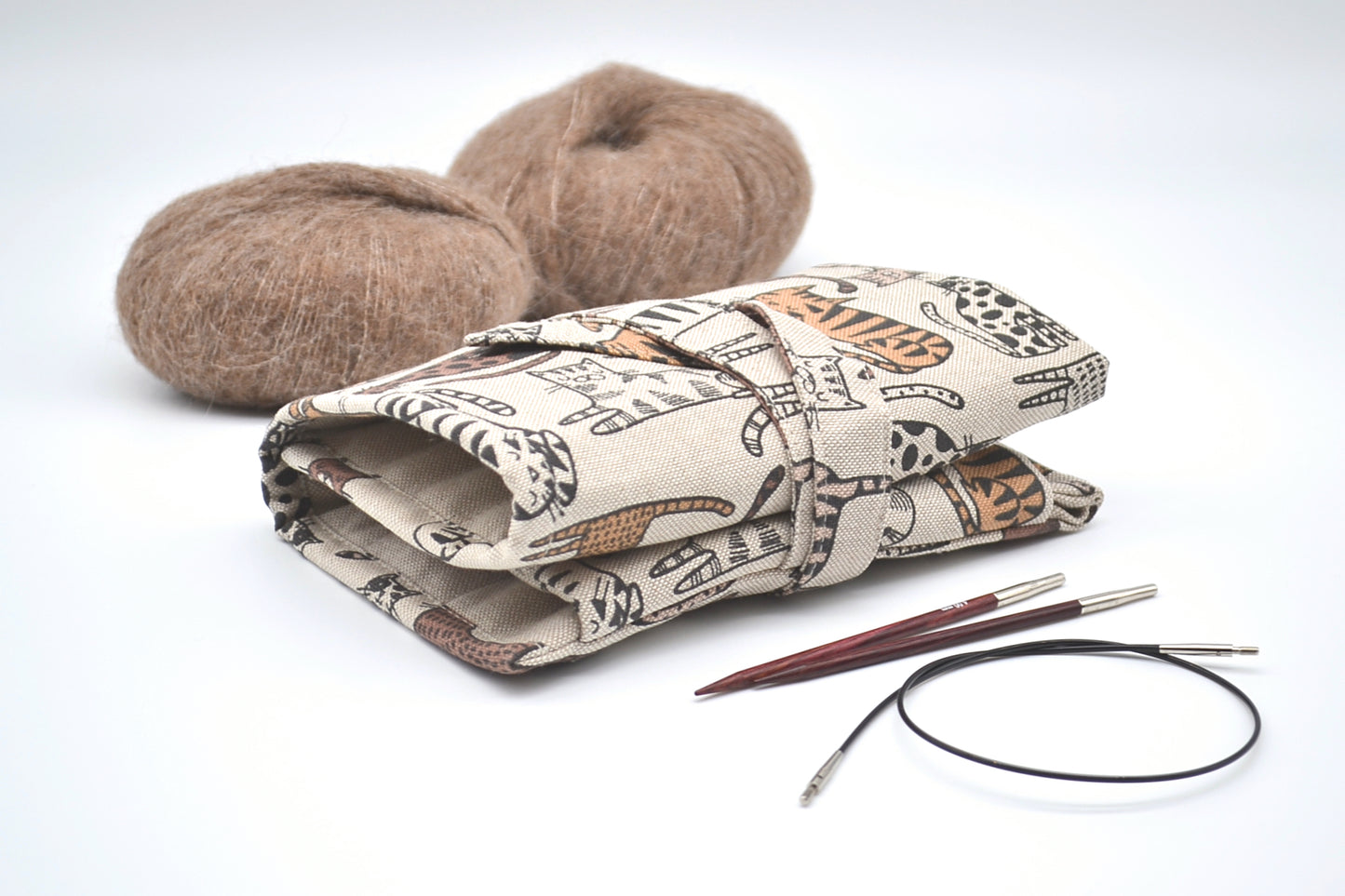 Etui na druty wymienne i na żyłce Koty