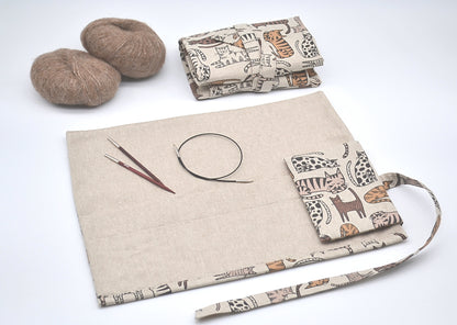 Etui na druty wymienne i na żyłce Koty