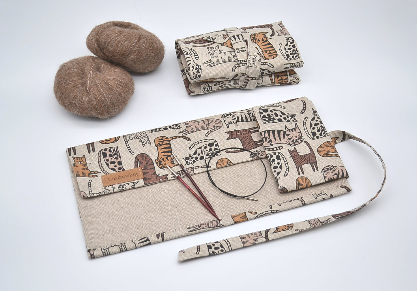 Etui na druty wymienne i na żyłce Koty