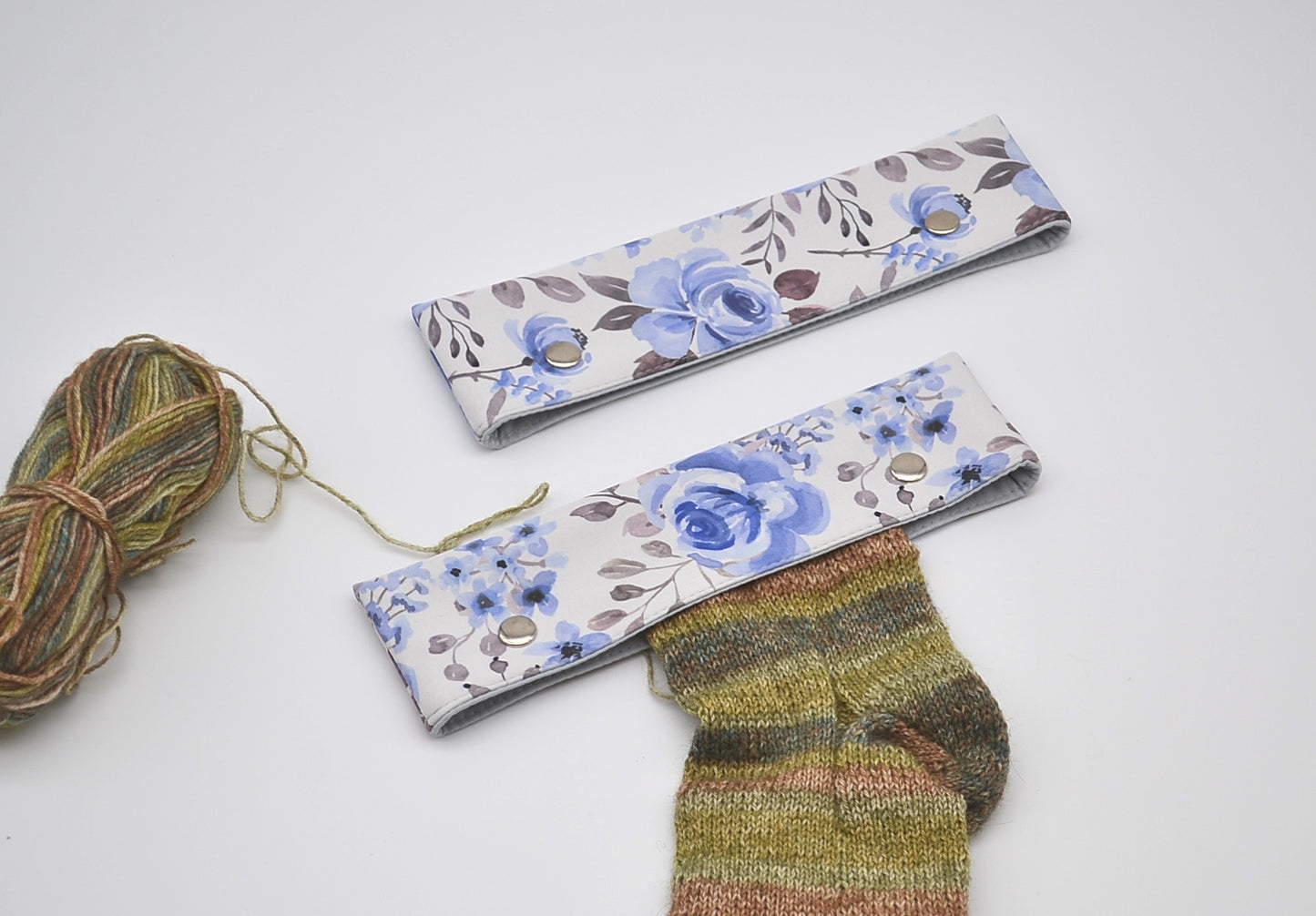 Etui na Druty Skarpetkowe 20cm Kwiaty