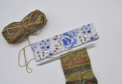 Etui na Druty Skarpetkowe 20cm Kwiaty