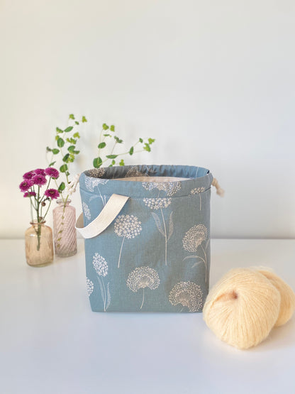 Dusty rose beige craft bag