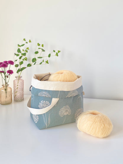 Dusty rose beige craft bag