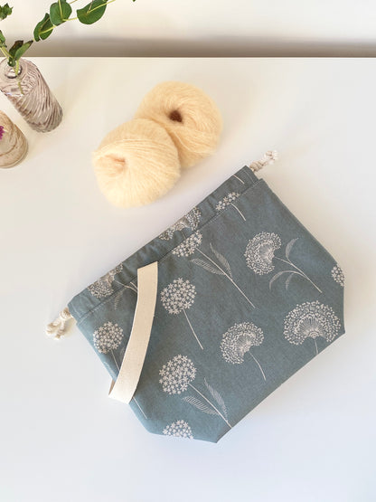 Dusty rose beige craft bag