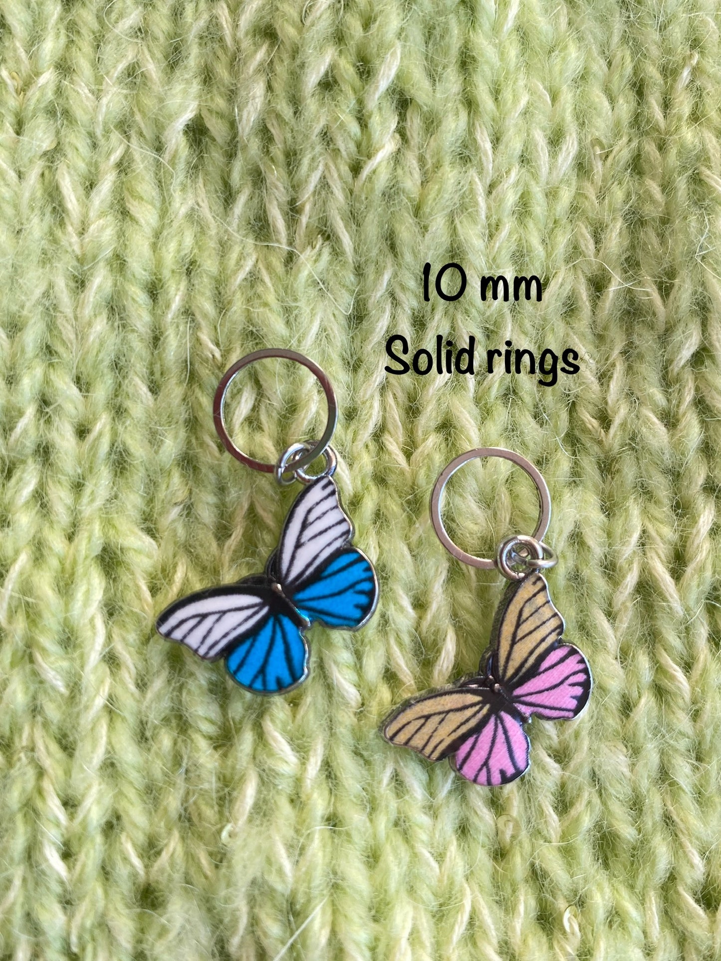 5 szt. znaczników oczek Motyli/Butterfly Stitch Markers