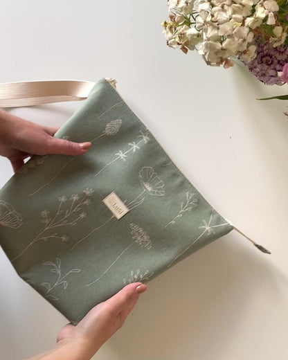 Dusty rose beige craft bag