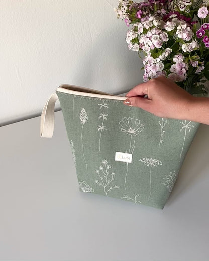 Dusty rose beige craft bag
